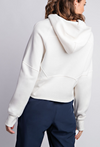 French Terry Cropped Hoodie