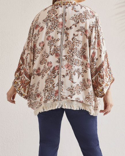Soft Embellished Kimono The Sweetwater Co