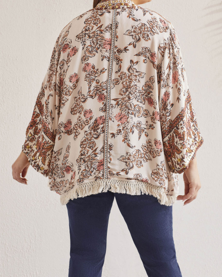 Soft Embellished Kimono