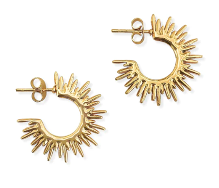 Water Resistant Gold Earrings