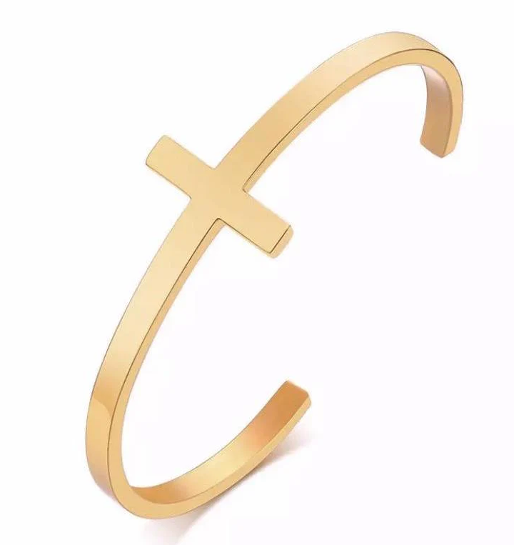 Jamie Side Cross Bracelet
