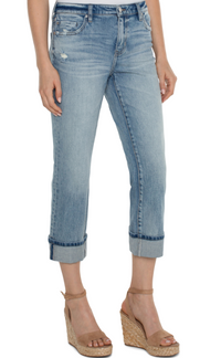 Marley Girlfriend with Cuffed Back Seam (Old Coast)