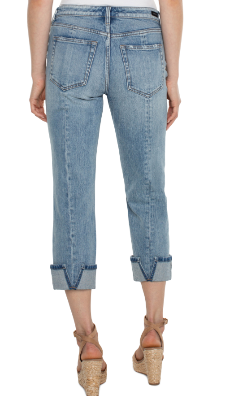 Marley Girlfriend with Cuffed Back Seam (Old Coast)