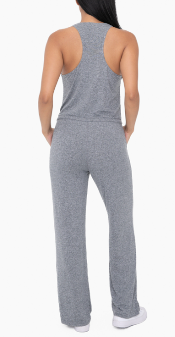 Brushed Lounge Racerback Jumpsuit The Sweetwater Co