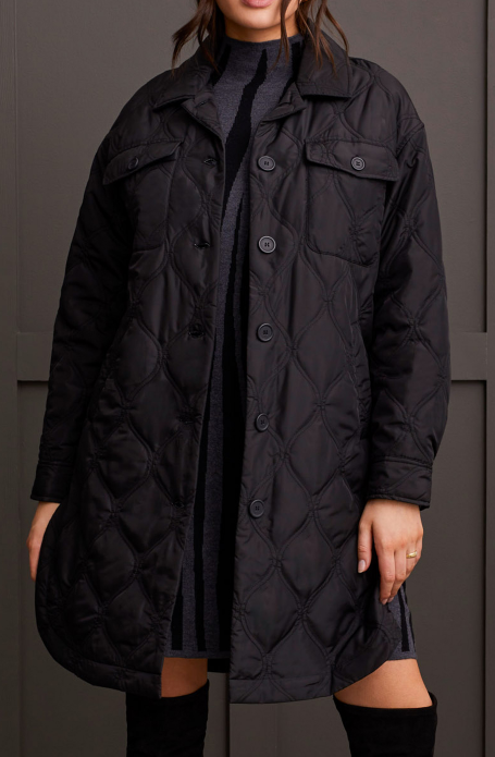 Long Quilted Jacket