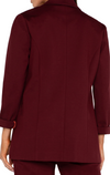 Red Boyfriend Blazer