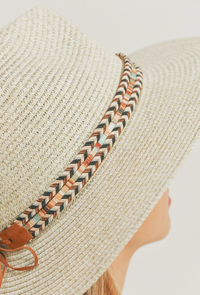 Panama Hat with Braided Band