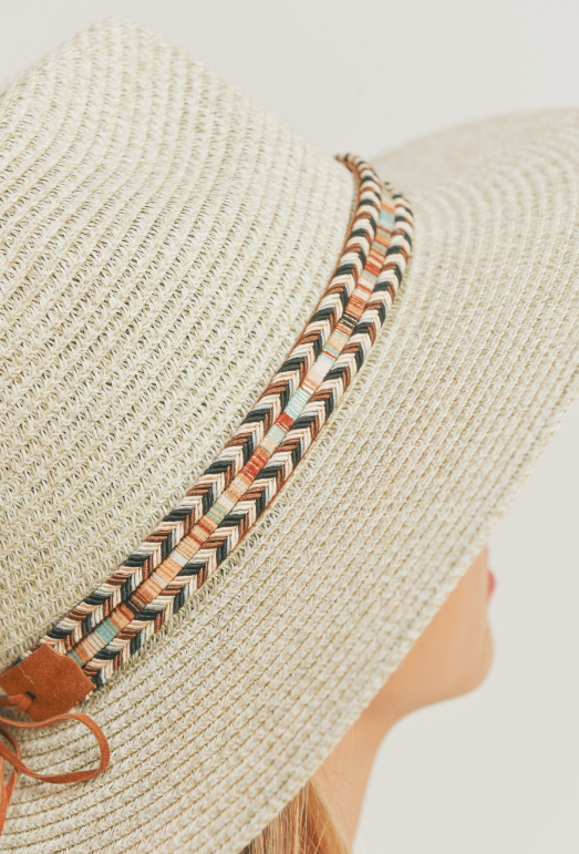 Panama Hat with Braided Band