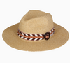 Panama Hat with Aztec Band