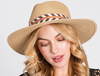Panama Hat with Aztec Band