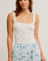 Full Bloom Eyelet Cami
