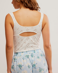 Full Bloom Eyelet Cami