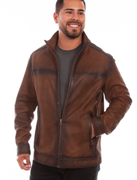 Burnished Leather Jacket