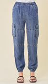 Denim Cargo Jogger