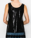 Sparkly Tank Top With Lace