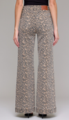 Cheetah Print Denim Pant