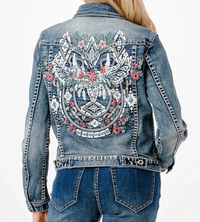 Embroidered Denim Jacket