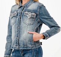 Embroidered Denim Jacket
