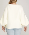 Dolman Sleeve Sweater (Plus)