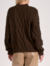 Brown Cable Sweater