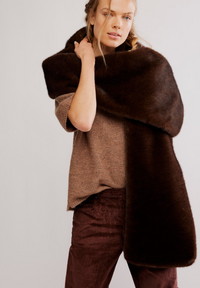 Snow Angel Faux Fur Wrap