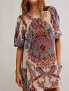 Maye Printed Velvet Tunic