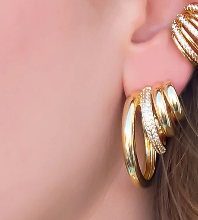 CZ Statement Earrings