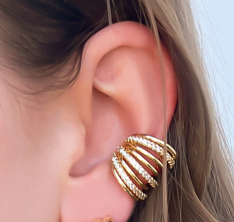 CZ 8 Layer Ear Cuff (Sold as a single)