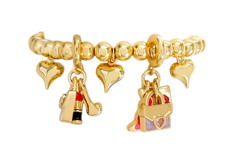 Shopping Charm Bracelet