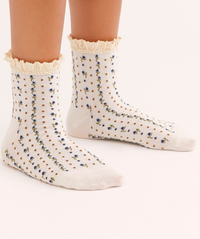 Waffle Knit FP Socks