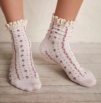 Waffle Knit FP Socks