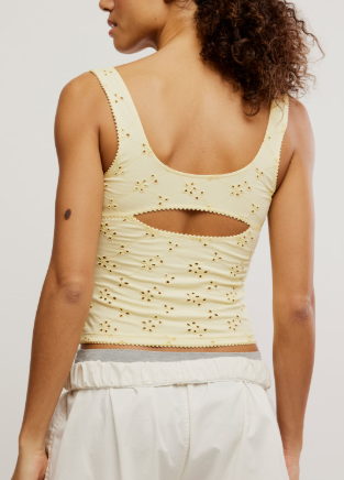 Full Bloom Eylet Cami