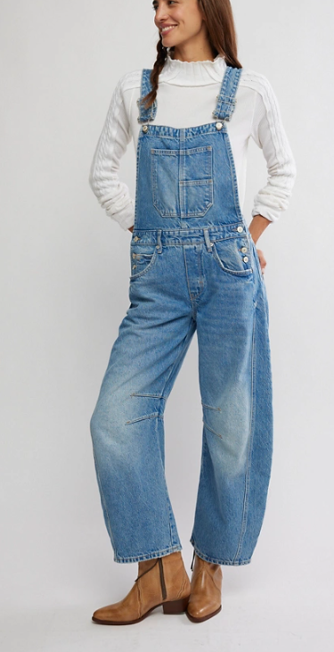Good Luck Barrel Overalls