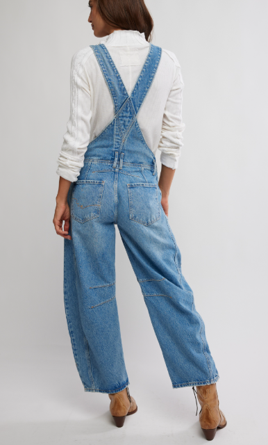 Good Luck Barrel Overalls