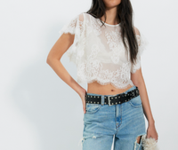 Lunar Ash Lace Top
