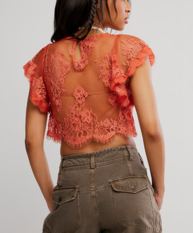 Lunar Ash Lace Top