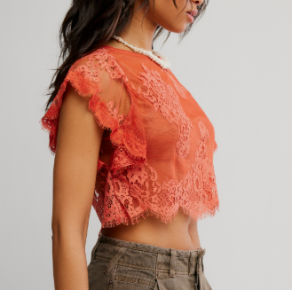 Lunar Ash Lace Top