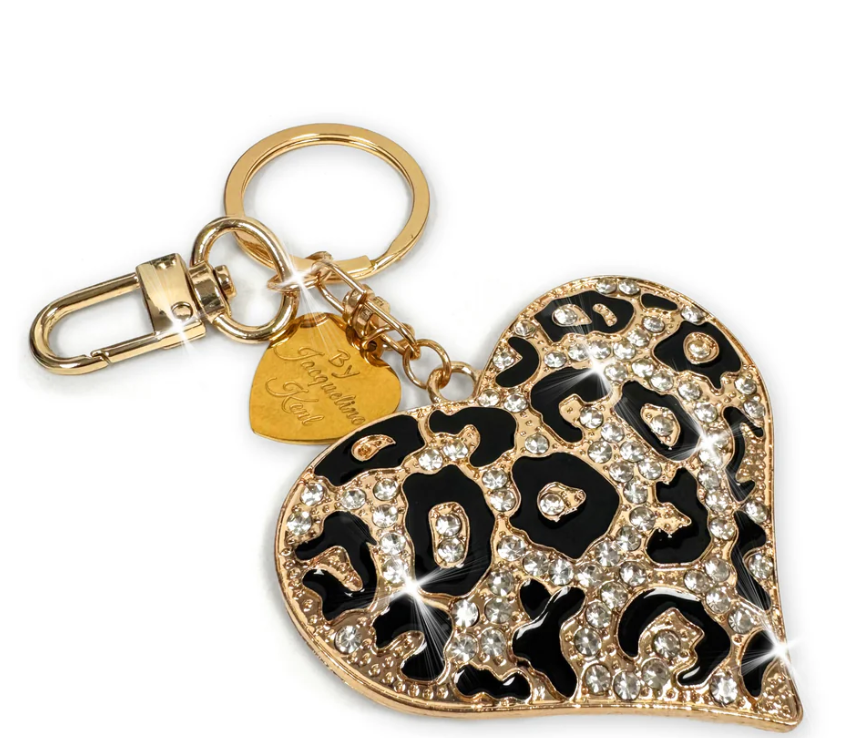 Leopard Heart Charm