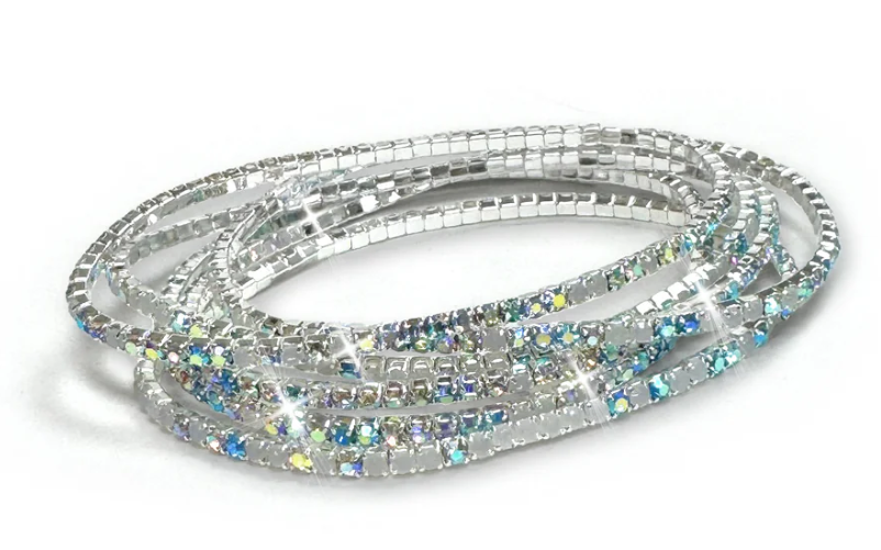 Crystal Stretch Bracelets (Turquoise)