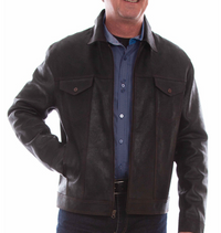 Vintage Black Leather Jacket