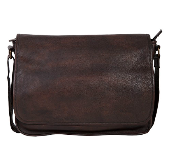 Leather Messenger Bag