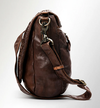 Woven Leather Crossbody Bag