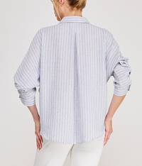 Soft Linen Blend Long Sleeve Shirt