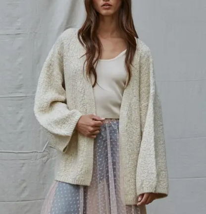 Open Front Cardigan