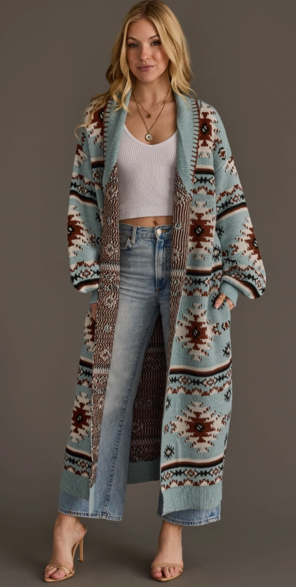 Western Cardigan Duster