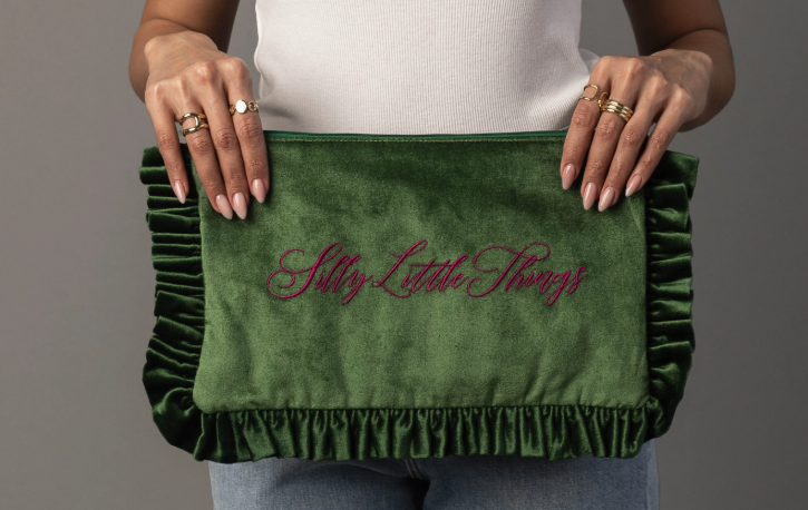 Ruffle Travel Pouch