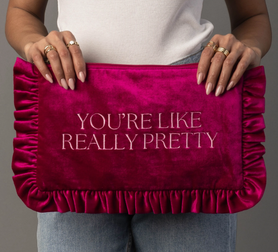 Ruffle Travel Pouch