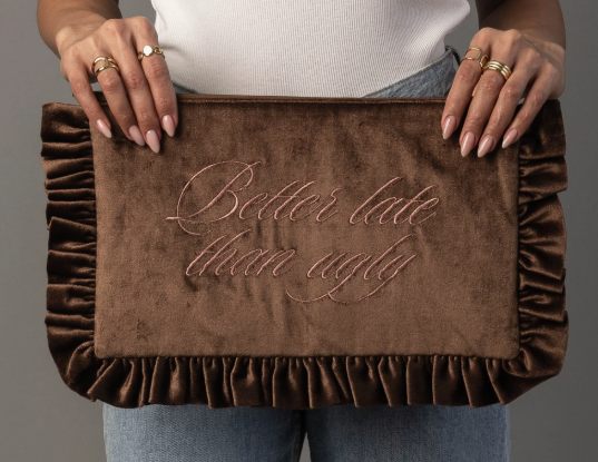 Ruffle Travel Pouch