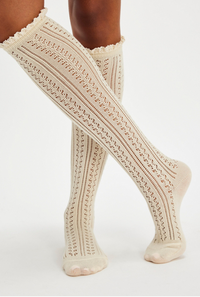 Misty Net Pointelle Socks