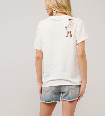 Embroidered Graphic T Shirt